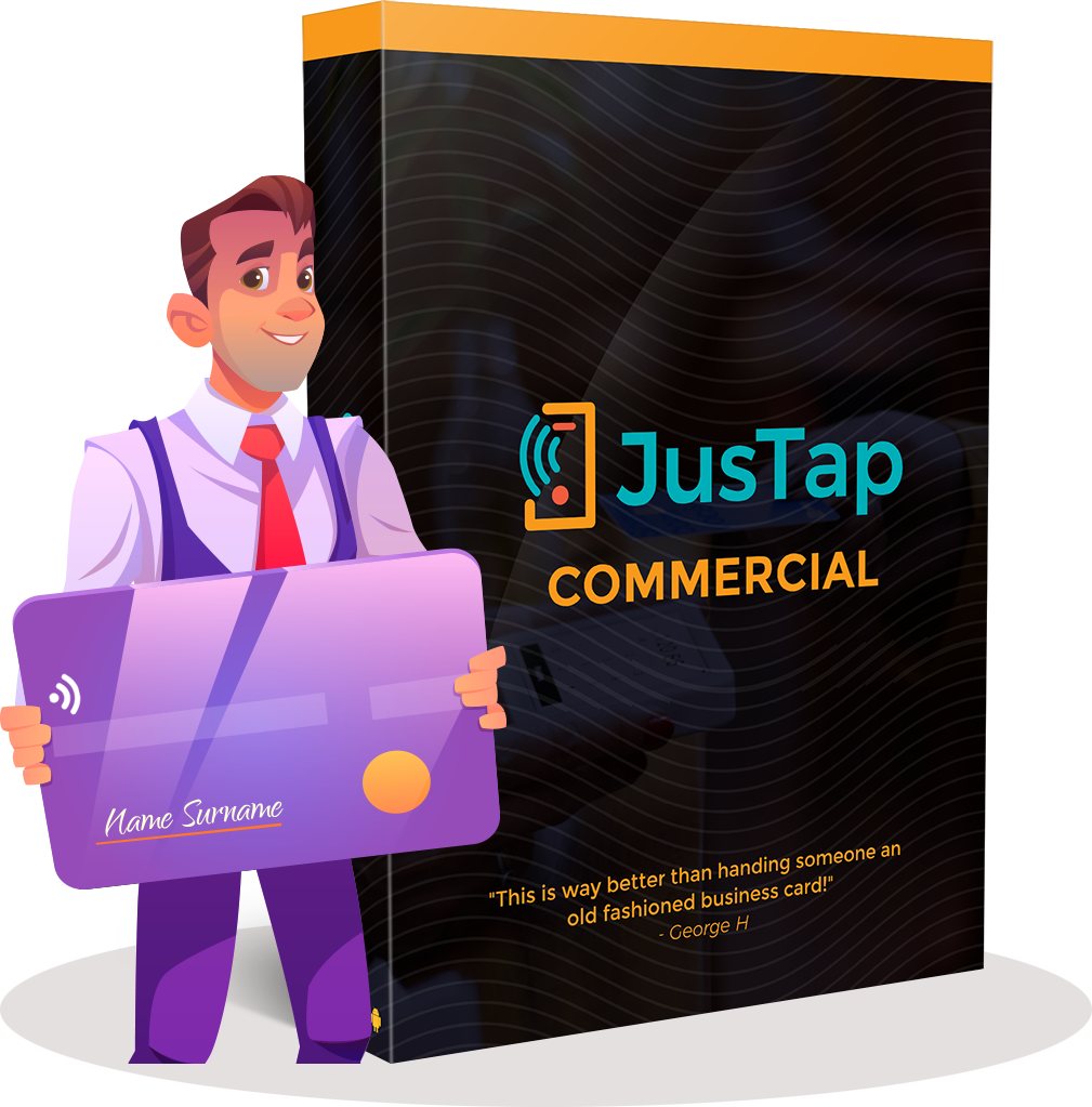 JusTap Commercial software box